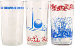 1939 NEW YORK WORLD'S FAIR CANADA DRY PREMIUM BOXED GLASSES SET.