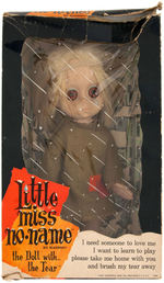 "LITTLE MISS NO-NAME" BOXED DOLL.