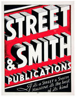 "STREET & SMITH" PULP SIGN TRIO.