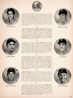 "DODGERS/YANKEES 1952 WORLD SERIES" PROGRAM.