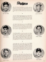 "DODGERS/YANKEES 1952 WORLD SERIES" PROGRAM.