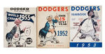 DODGER YEARBOOKS ALL WITH WILLARD MULLIN "BUM" COVERS.