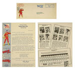 CAPTAIN MARVEL CLUB EXTENSIVE LOT INCLUDING SECOND LETTER.