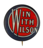 "WIN WITH WILSON" CLASSIC SLOGAN.