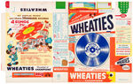 "WHEATIES" CEREAL BOX FLAT FEATURING "MOUSEKETEER RECORD".