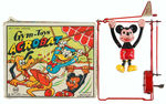 MICKEY MOUSE LINEMAR  "GYM-TOYS ACROBAT" BOXED WIND-UP.