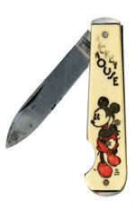 "MICKEY MOUSE" 1930's SINGLE BLADE POCKETKNIFE BY IMPERIAL.