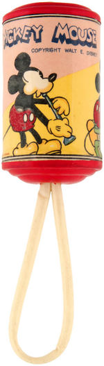 "MICKEY MOUSE" CELLULOID BABY RATTLE.