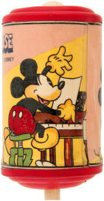 "MICKEY MOUSE" CELLULOID BABY RATTLE.