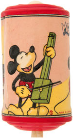 "MICKEY MOUSE" CELLULOID BABY RATTLE.