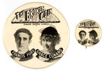 "THE BROKEN COIN" MOVIE SERIAL POCKET MIRROR & BUTTON.