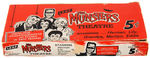 “THE MUNSTERS” LEAF GUM CARD DISPLAY BOX.