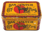 “DAN PATCH/HOUDES NO 1” CUT PLUG TOBACCO TIN PAIR.