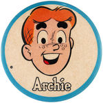 ARCHIE, BETTY, JUGHEAD, VERONICA, FOUR SCARCE BUTTONS ISSUED IN CANADA 1970s.