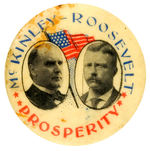 UNLISTED “McKINLEY-ROOSEVELT PROSPERITY” JUGATE.