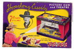 “HOPALONG CASSIDY PICTURE GUN AND THEATRE” W/BOX.