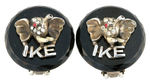 ELABORATE PAIR OF “IKE” EARRINGS.