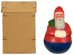 SCHOENHUT COMPOSITION SANTA CLAUS "ROLLY-DOLLY" IN BOX.