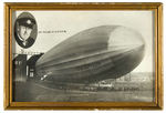 FRAMED GRAF ZEPPELIN/DR. HUGO ECKENER PERIOD PHOTO.