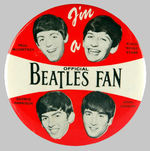 BEATLES 1964 CLASSIC 3.5" BUTTON.