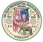 BUSH 2005 INAUGURATION 6” LIMITED BUTTON ISSUED BY GUARDFROG.