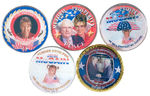 FIVE LIMITED ISSUE FULL COLOR FLASHERS FOR McCAIN AND PALIN 2008.