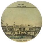 “JAMESTOWN EXPOSITION 1607-1907” RARE BUTTON.