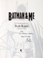 "BATMAN & ME" BOB KANE SIGNED BOOK.