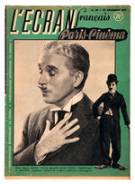 CHARLIE CHAPLIN NINE-PIECE PAPER EPHEMERA LOT.