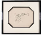 MICKEY MOUSE "THE WHOOPEE PARTY" FRAMED ORIGINAL PRODUCTION DRAWING.