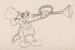 MICKEY MOUSE "THE WHOOPEE PARTY" FRAMED ORIGINAL PRODUCTION DRAWING.