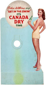"CANADA DRY" ESTHER WILLIAMS STORE SIGN/DISPLAY.