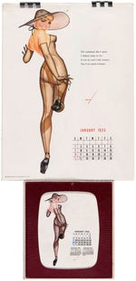 GEORGE PETTY PIN-UP CALENDAR TRIO.