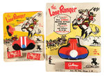 "THE LONE RANGER MOVIE-STYLE VIEWER" TWO SIZES ON ORIGINAL CARDS.