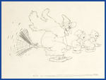 SILLY SYMPHONIES - BABES IN THE WOODS PRODUCTION DRAWING.