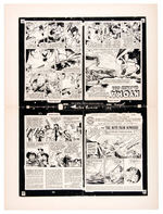 "MASTER COMICS" PRINTERS PROOFS/"WOW COMICS" PRINTERS PLATES.