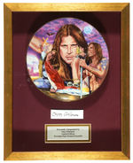 “OZZY OSBOURNE” LIMITED EDITION PLATE/AUTOGRAPH DISPLAY.