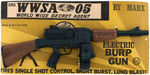 "WWSA 05" CARDED "ELECTRIC BURP GUN."