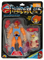 "THUNDERCATS - LION-O AND SNARF" CARDED ACTION FIGURE (COLOR VARIETY).