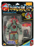 "THUNDERCATS - MUMM-RA AND RAVAGE" CARDED ACTION FIGURE.