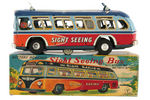 "SIGHT SEEING BUS" BOXED BATTERY-OPERATED TOY.