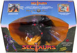 "SECTAURS" ACTION FIGURE & BOXED PUPPET FLYERS LOT.