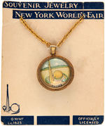 "NEW YORK WORLD'S FAIR 1939" CARDED/BOXED PINS & BRACELET LOT.