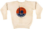 "NEW YORK WORLD'S FAIR 1939" APRON, SWEATSHIRT, & CHILD'S ROMPER.