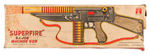 "SUPERFIRE G.I. JOE" BOXED TOY MACHINE GUN.