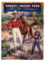 "ERNEST AND JUSTIN TUBB - 'THE TEXAS TROUBADOURS'" PAPERDOLL BOOK.