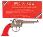 KILGORE BOXED "BUC-A-ROO" CAP PISTOL.