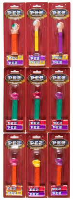 PSYCHEDELIC HAND AND FLOWER PEZ LIMITED EDITION RE-ISSUE DISPENSER LOT OF 11.