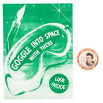 "TOM CORBETT-SPACE CADET" FLICKER DISK AND GOGGLE PREMIUM LEAFLET FROM PEP.