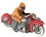 FISHER TIN LITHO WIND-UP MOTORCYCLE "GF207".